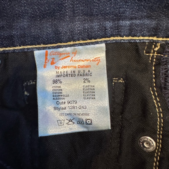 Citizens Of Humanity Dark Blue Kelly Low Rise Jeans - Picture 6 of 15